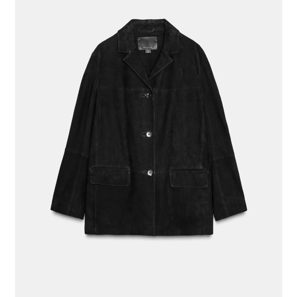 🖤Zara 100% suede black blazer. Size xs.